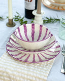 Woven Rosa ceramic dinner sets
