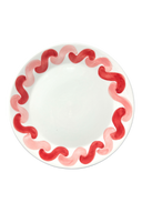 Onda Serving Plate - Pink & Red