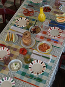 Parasol Side Plate, Rosa