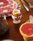 Floral Egg Cup, Grenadine