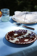 Florita Dessert Plate, Espresso