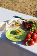 Florita Dessert Plate, Kiwi