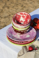 Florita Dessert Plates, Set of 4
