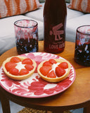 Florita Dessert Plate, Grenadine