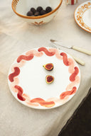 Onda Serving Plate - Pink & Red